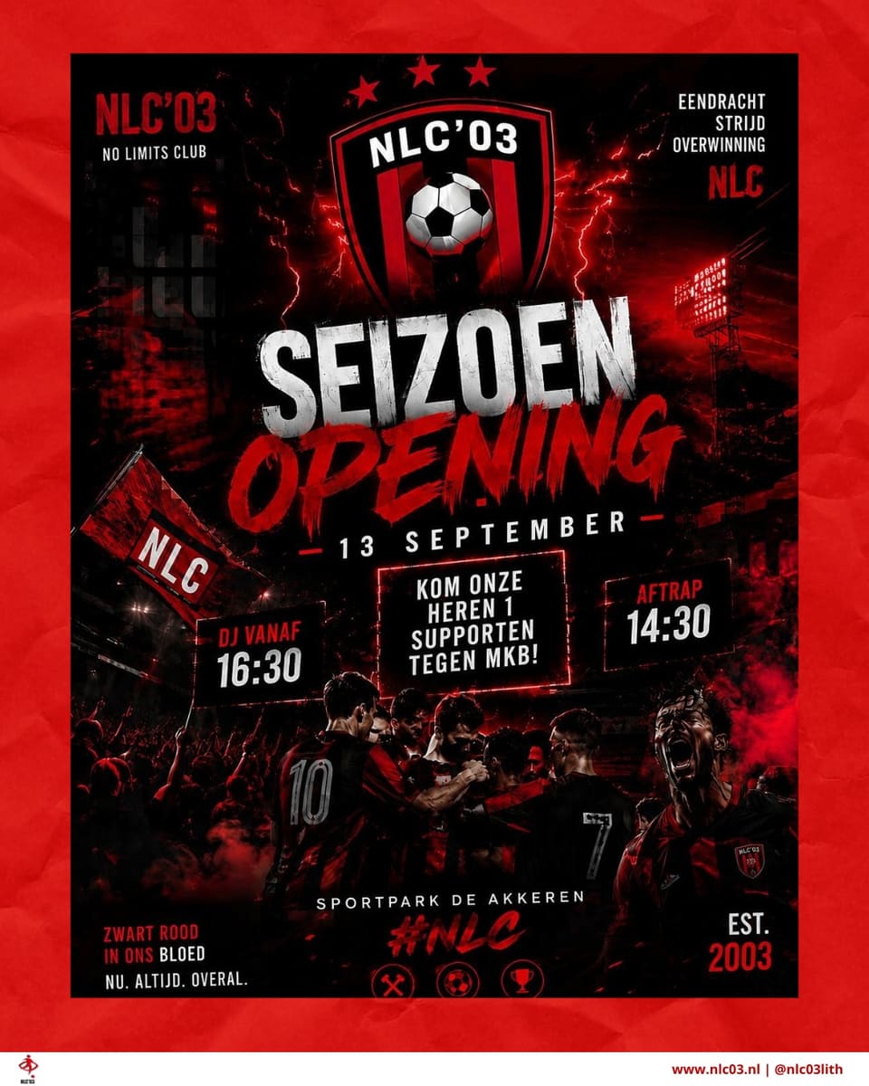 Beeld bij Instagrambericht van NLC’03 van 3 september 2026